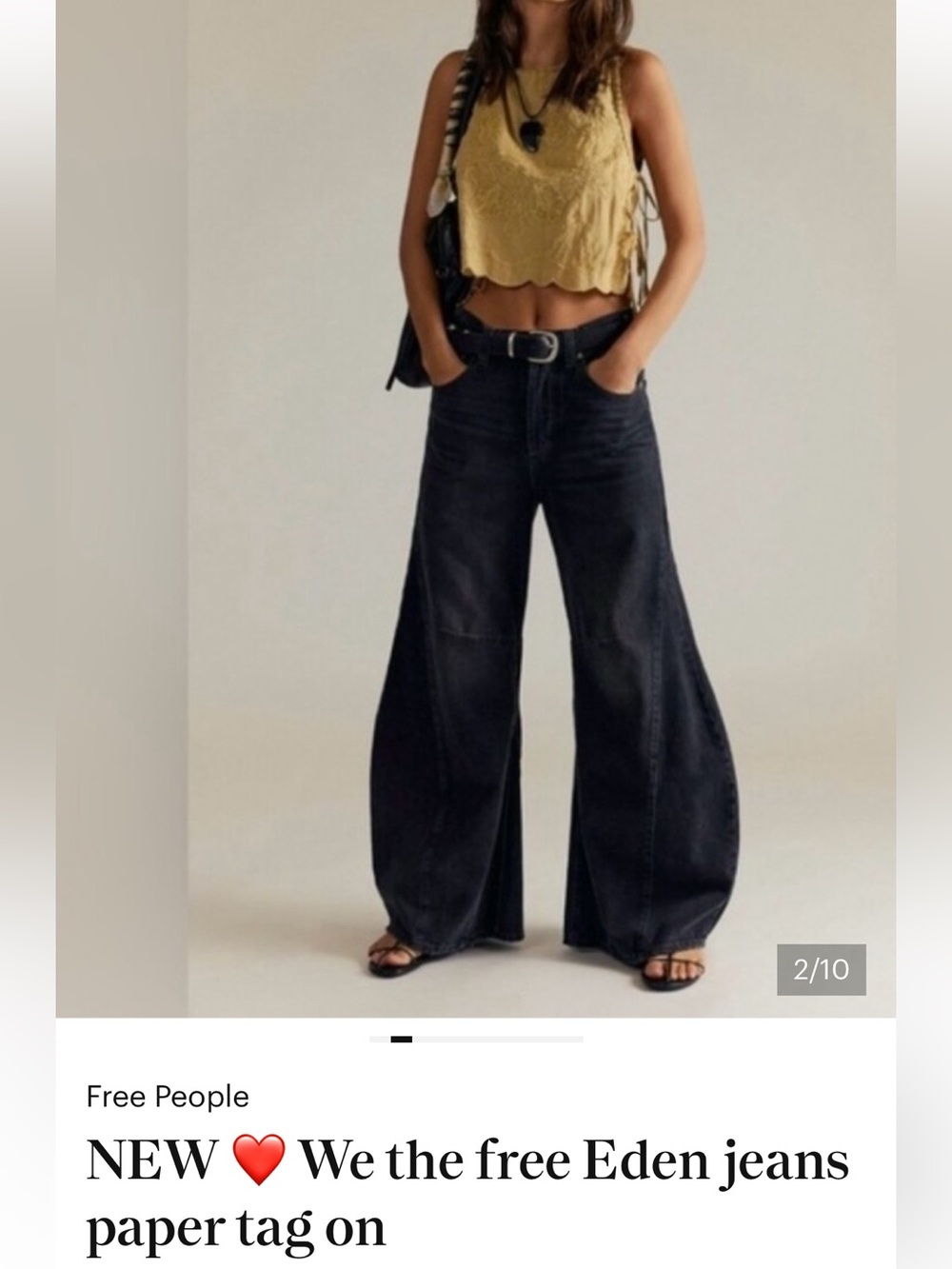 NWT Free people, Eden jeans